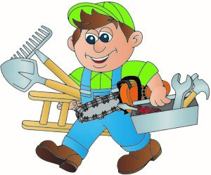 Worker Repairing a Rental Property
